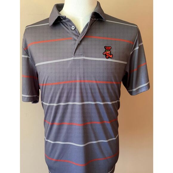 Grateful Dead Dancing Bear PGA Tour Golf Polo (M) - Picture 4 of 6